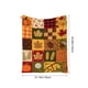 thumbnail image 3 of Thanksgiving Pumpkin Maple Leaf Fruit Blanket Digital Print Flannel Blanket Warm And Cozy Nap Blanket, 3 of 6