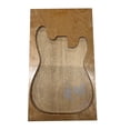 thumbnail image 3 of White Limba Explorer Exotic Electric/Bass Guitar Wood Body Blanks 28" x 18" x 2" (2 Piece - Glued - Unplaned) - Crafted from High-Quality Wood for Superior Sound and Durability!, 3 of 4