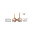 thumbnail image 3 of Wacoal Women's Back Appeal Underwire Bra, Cappuccino, 36DD, 3 of 3