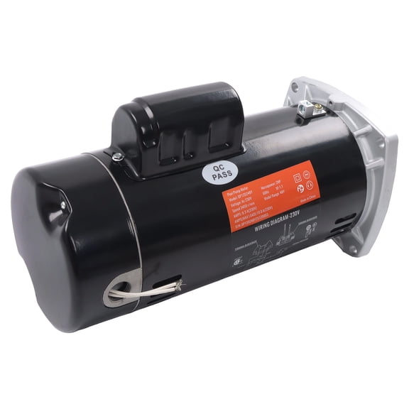LABLT USQ1202 Pool Pump Inground 2HP Pool Pump Motor Square Flange Swimming 48Y Frame