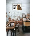 thumbnail image 2 of Funny Pet Cat Metal Tin Sign All Visitors Must Be Approved Poster A House is Not A Home Funny Animal Wall Art Cat Signs For Birthday Housewarming Home Cafes Bars Sign 5.5x8 Inches, 2 of 7