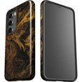 thumbnail image 4 of Gold and Black Marble Galaxy S23 Pro Case,iPhone 12, 4 of 4