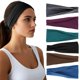 thumbnail image 1 of Diademas HSEM para mujer, paquete de 6 cintas elásticas anchas, 1 of 6