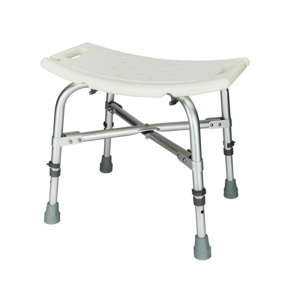 wqmh Shower Stool, Spa Bathtub Shower Lift Chair, Protable Bath Seat, Adjustable Shower Bench, White Bathtub Lift Chair with 1.25mm Cross Brace,450lbs Weight Capacity