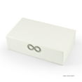 thumbnail image 1 of Contemporary 18 Note Matte White Infinity Musical Jewelry Box - Winnie the Pooh, 1 of 2