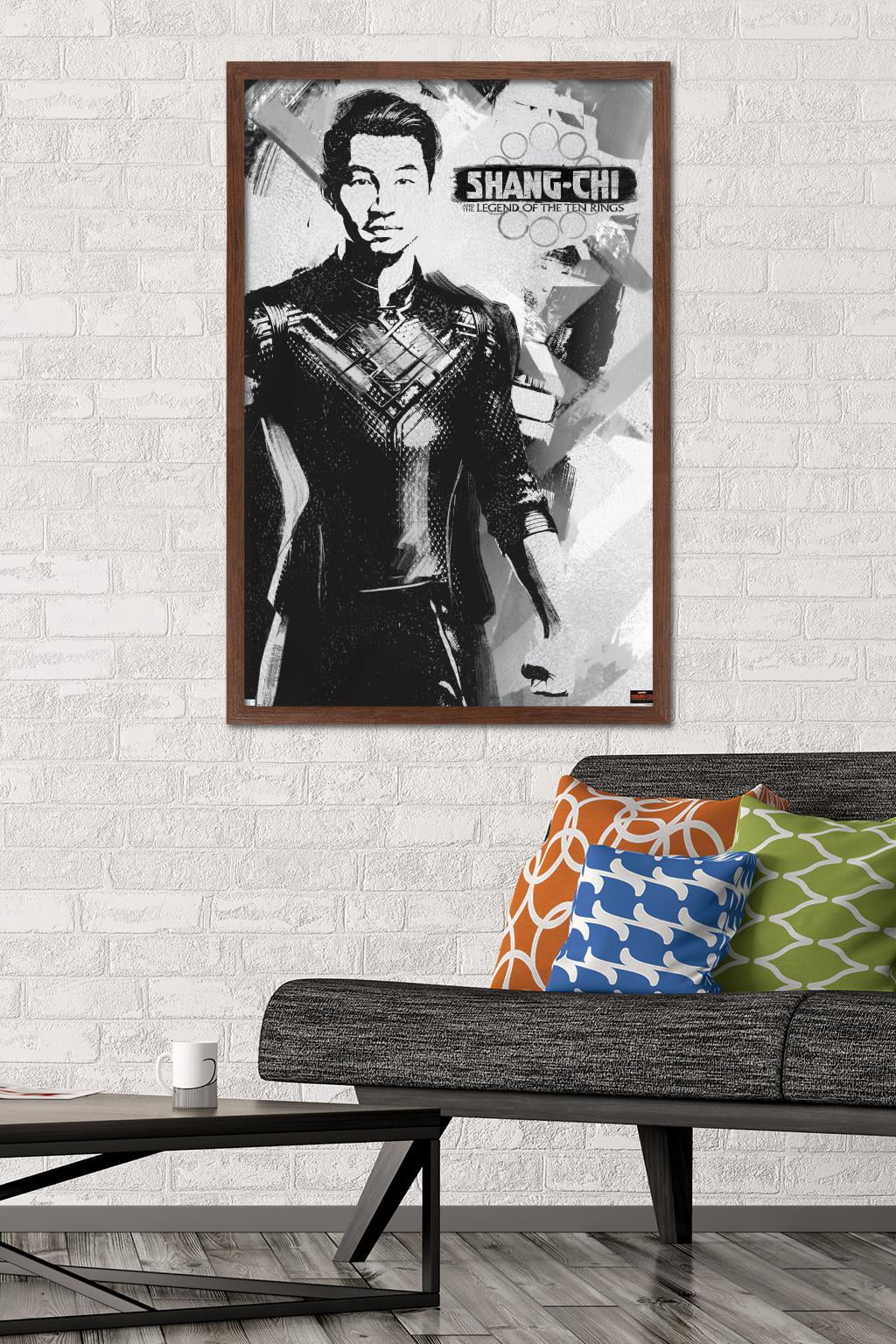 Marvel Shang-Chi and the Legend of the Ten Rings - Shang-Chi Wall Poster, 22.375" x 34", Framed