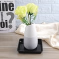 thumbnail image 3 of FUEENIRVA Plant Pots with Saucers, Black, , Indoor and Garden Use,, 3 of 8