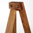 thumbnail image 4 of Natural Wood Rustic Art Easel Adjustable Height Stand Tripod Wooden Display for Artist Drawing Painting Canvas Holder Welcome Wedding Sign 23.43x62.80 Inches, 4 of 7