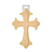 Hello Hobby 11" Wood Cross Plaque