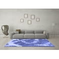 thumbnail image 3 of Ahgly Company Machine Washable Indoor Rectangle Abstract Blue Modern Area Rugs, 8' x 12', 3 of 4