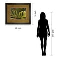 thumbnail image 3 of Classy Art DM5426 34 x 40 in. Green For Ever I by Patricia Pinto Framed Print Wall Art, 3 of 4
