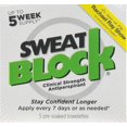 Sweatblock Clinical Strength Antiperspirant, 5 count