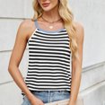 thumbnail image 7 of cfhntfmh Women's Striped Tank Top Summer Sleeveless Cami Top Crew Neck Basic Cami Shirts Fashion Vacation Clothes 2025, 7 of 7