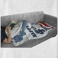 thumbnail image 6 of 4th of July Soft Flannel Fleece Throw Blanket, Independence Day Design with Old Glory Stripes and Stars Lady Liberty, Cozy Plush for Indoor and Outdoor Use, 60" x 80", Multicolor, by Ambesonne, 6 of 6
