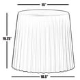 thumbnail image 2 of 2xhome Modern Stackable Stool Chair | Versatile Plastic Molded Coffee Table Ottoman | Weather Resistant for Indoor Outdoor Use (White), Set of 1, 1 piece, 2 of 6
