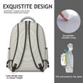 thumbnail image 5 of Mantra Geometric Backpack - Trendy Waterproof Bag for Work & Gym, Reflective Stripes for Safety, Fashionable Gift for Active Lifestyles, 5 of 6