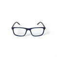 thumbnail image 4 of Walmart Men's M0501 Square Prescription Eyeglasses with Case, Navy Blue, 4 of 6