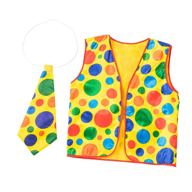 Chaleco de creativo, portátil, divertido, disfraz para adultos, carnaval, juego de rol Rojo con corbata