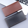 thumbnail image 6 of Stylago Men's Long Wallet with ID Window RFID Blocking Bifold Leather Purses Credit Card Holder Work Business Wallets Brown, 6 of 7