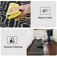thumbnail image 5 of Anti Fatigue Kitchen Mat,Black Boho Kitchen Rugs Non Slip Sets of 2,Kitchen mats for Floor Cushioned,Morocco Geometric Memory Foam Cushioned Standing Mats for Sink,Laundry,Office, 5 of 6