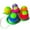 multicolor, variant on Colorful Jumping Ball Set with Ankle Ring for Kids and Adults Fun Fitness Toy for Outdoor and Indoor Play
