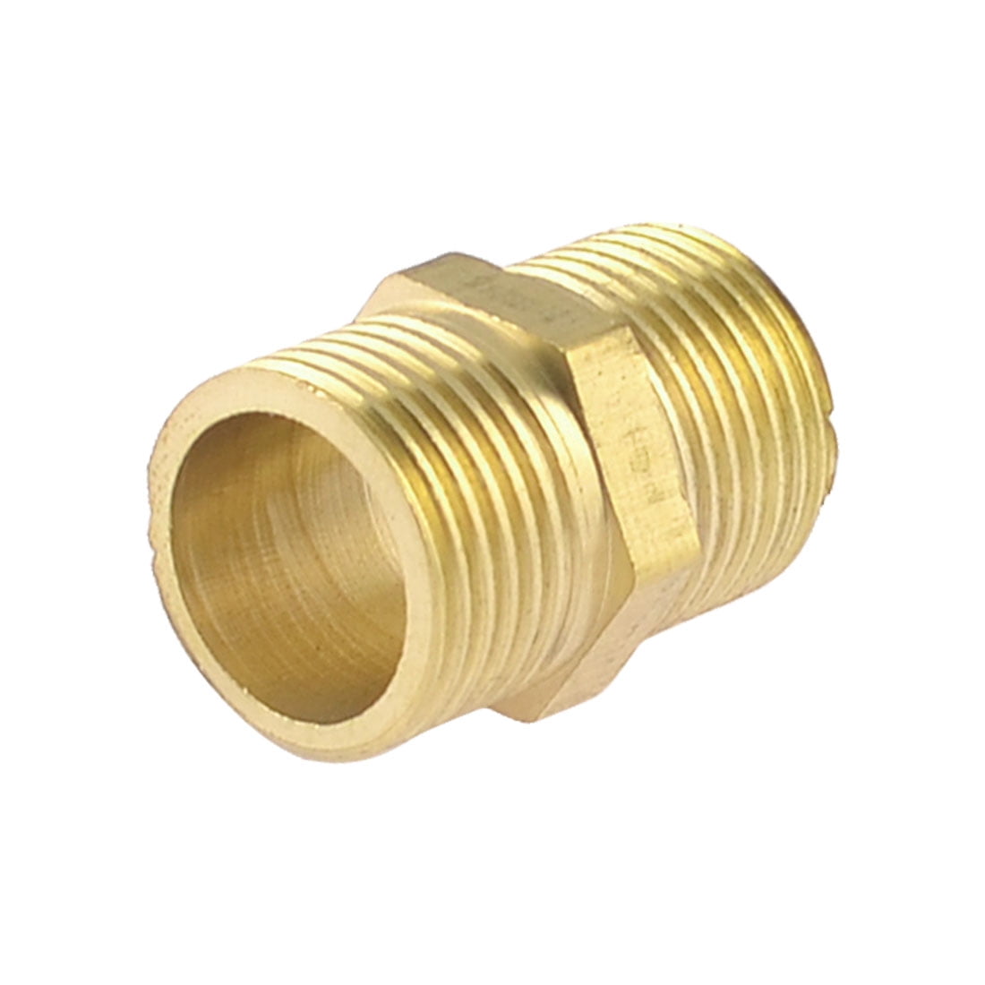 laiton 3/8" PT à 3/8" PT Mamelon hexagonal tuyauterie pneumatique