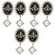 thumbnail image 1 of Pendientes Pendientes de aleación Pendientes de metal Pendientes retro Joyería creativa Mujeres Nias, 1 of 8