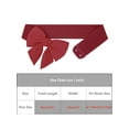 thumbnail image 3 of INSPIRE CHICWomen's Plus Size Elastic Wide Belt Dress Bowknot Waistband Decoration Fashion Versatile Belts 31.9-39.4" Wine Red, 3 of 5