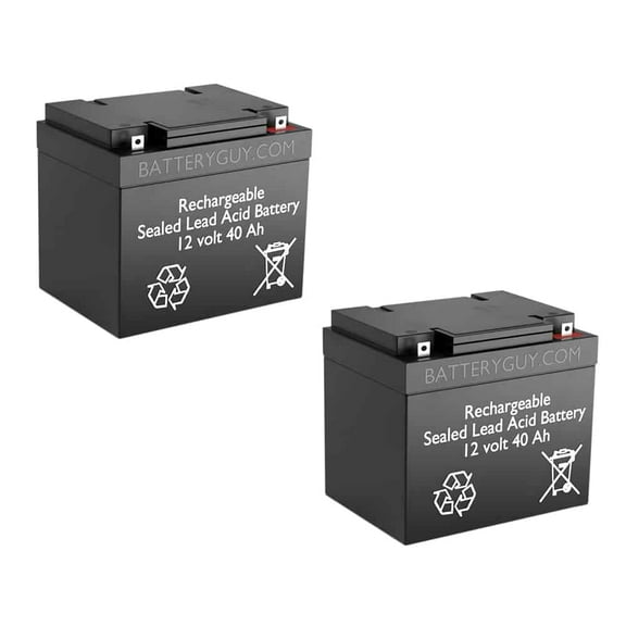 BatteryGuy Suntech Regent 4 (early series) replacement 12V 40Ah battery - BatteryGuy brand equivalent (Qty of 2)
