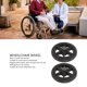 thumbnail image 3 of Ruedas De Repuesto Para Sillas De Ruedas, Rueda Antideslizante Para Accesorios De Sillas De Ruedas, 2 Piezas, Color Negro, Fácil De Instalar Para La Mayoría De Las Sillas De, 3 of 7