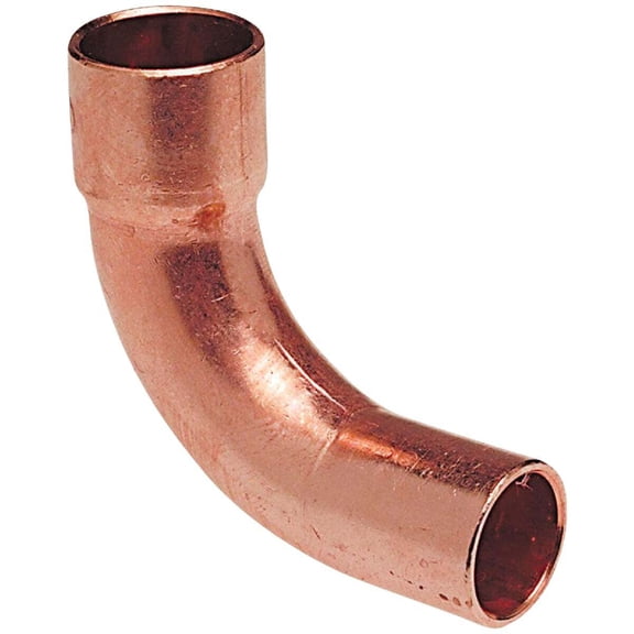 Mueller Streamline 1/2 In. 90 Deg. Long Turn Copper Elbow W 62822