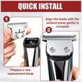 thumbnail image 4 of Cuchilla en T desmontable compatible con Wahl Replacement 02144, 4 of 6