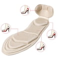 thumbnail image 3 of Hevirgo 1 Pair Women High Heels Insoles Soft Foam Shockproof Massage Foot Care Shoe Pads,Khaki, 3 of 9