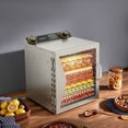 thumbnail image 2 of Vintoro 800W Stainless Steel Food Dehydrator Machine, 12-Trays Electric Vegetable Dryer, for Herb Meat Fruit, 2 of 15