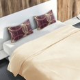 thumbnail image 5 of Yayeee Pillowcase Queen Size Set of 2 Satin Wrinkle Resistant Pillow Case, Gold Abstract Pattern, 5 of 8