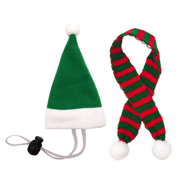 Pet Christmas Set Fiber Material Warm Beautiful Fashion Design Multiple Sizes