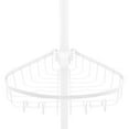 thumbnail image 4 of Era Pole Shower Caddy White, Adjustable Height 82.5-96in, 4 of 6