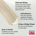 thumbnail image 2 of Cinta selladora flexible autoadhesiva InstaTrim 1,9 cm x 3 m marfil, 2 of 8