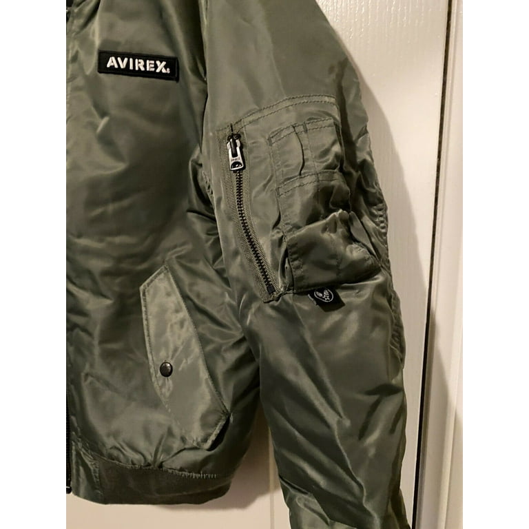 Avirex MILITARY OLIVE MA-1 Bomber Jacket, US Large - Walmart.com