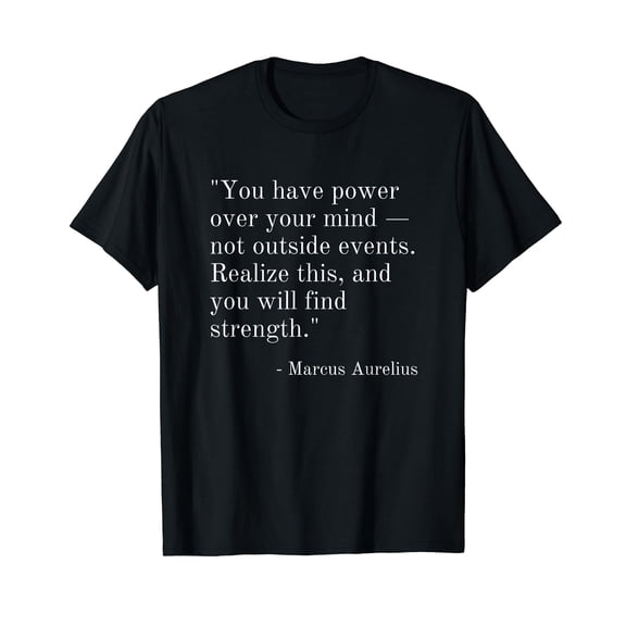 Stoicism Marcus Aurelius Stoic Quotes Seneca Epictetus T-Shirt