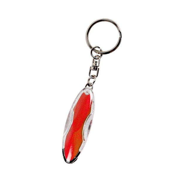 Mini llavero antiestático portátil, llavero para coche, el mejor regalo, herramienta para la parte trasera Rojo