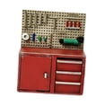 thumbnail image 3 of Milaget 1/64 Garage Tool Rack Diorama Decoration Authentic Display Ornament Novelty Tool red old, 3 of 7