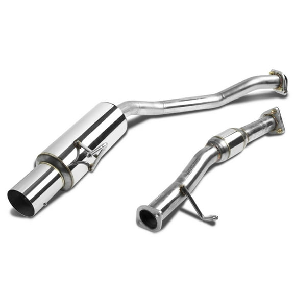DNA Motoring CBE-HS2000-AP1 Honda S00 Catback Exhaust System 4" Tip Muffler - AP1 F20C