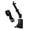Black, variant on Heavy Duty 2 In 1 Mount Brackets For Security Camera And Solar Panel With Adjustable Angles And Metal Construction