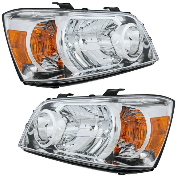 Garage-Pro Driver and Passenger Side Headlight for Toyota Highlander 2007 Halogen Without bulb(s) Replaces# 8117048550 8113048550