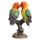 thumbnail image 1 of Estatuilla de loro, adorno de tortolitos, artesanías de recuerdo coleccionables, decoración de escritorio, decoración del hogar para estantería,, 1 of 9