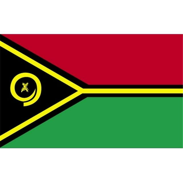 Annin Flagmakers 199256 Drapeau Nyl-Glo Vanuatu 4 Pi. X 6 Pi.