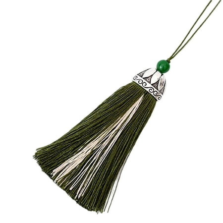 

Tassel Keychain Lightweight Water-resistant Hanging Pendant Durable Key Chain Keys Ring with Lanyard Auto Accessories Backpack Pink