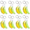 thumbnail image 1 of Shape Toys Pumpkin Key Chain Led Key Ring Light Keychains Fruit Banana Keychain, 1 of 2