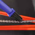 thumbnail image 4 of Red Motorcycle and Bicycle Chain Brushes Bicycle Cleaning Chain Brushes,10 x bicycle chain brush,Red, 4 of 6